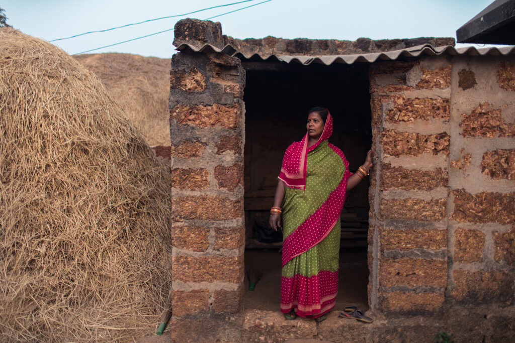 Renuka Behera, a dairy farmer and customer of Annapurna Finance